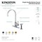 Gourmetier Continental Single-Handle Kitchen Faucet W/Brass Sprayer, Chrome LS8711CTLBS - alternate 5